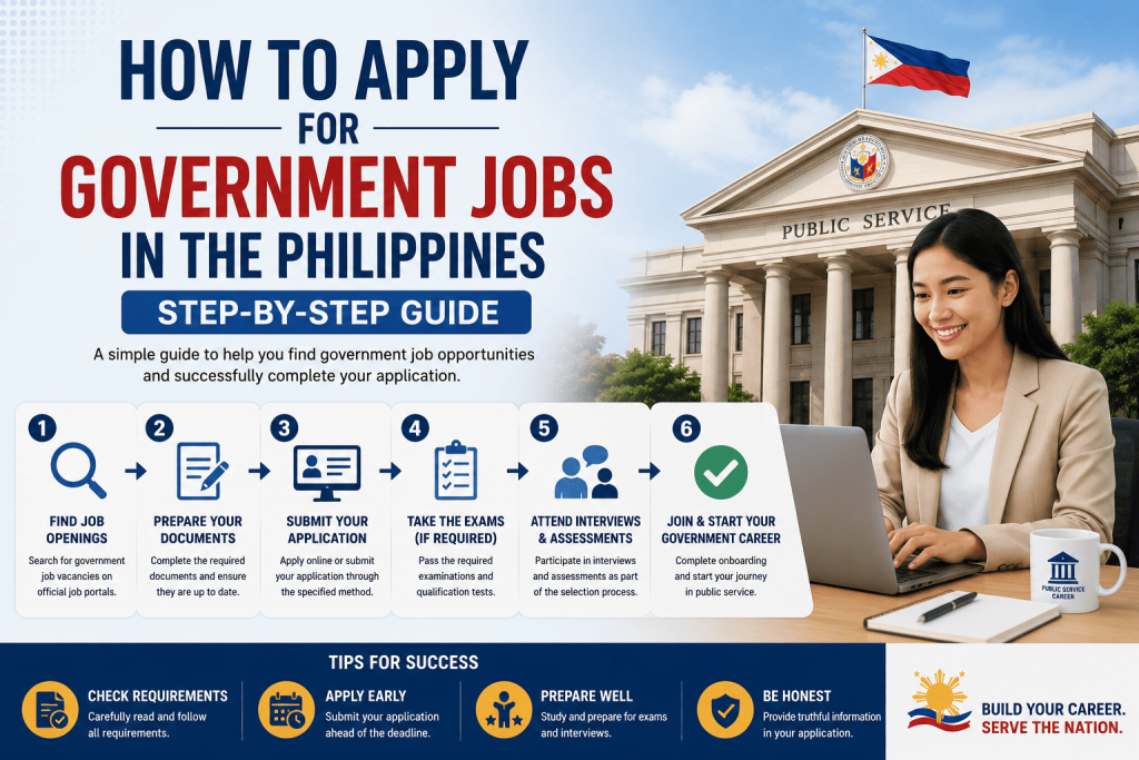 How to apply for government jobs in the Philippines step by step guide for job seekers
